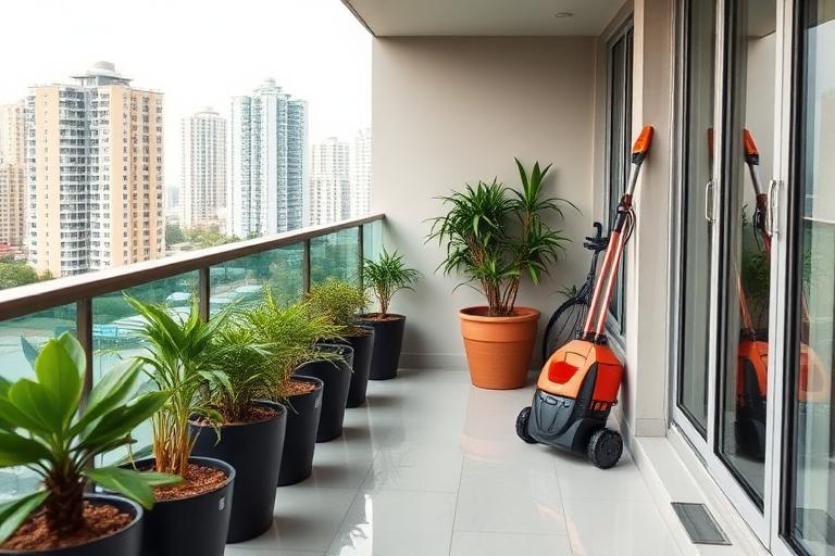 Balcony Cleaning